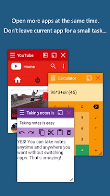 Floating Apps (multitasking) screenshots