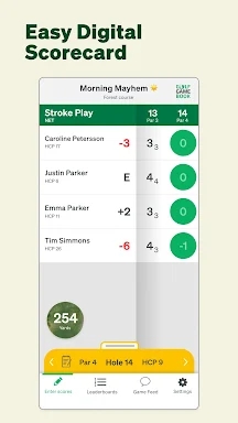 Golf GameBook Scorecard & GPS screenshots