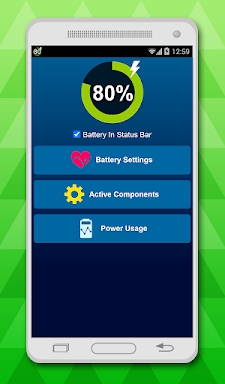 battery in status bar screenshots