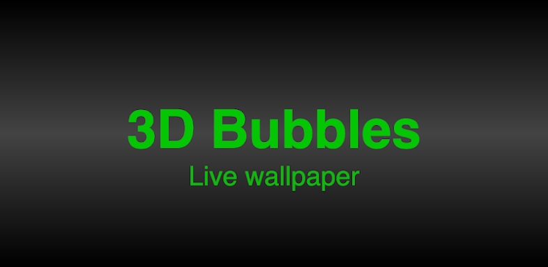 3D Bubbles Live Wallpaper Lite screenshots