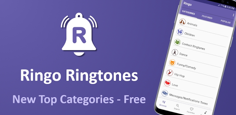 Ringo Ringtones Notifications screenshots