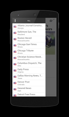US Newspapers screenshots