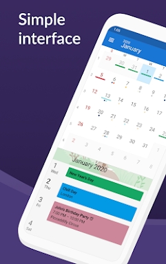 DigiCal Calendar Agenda screenshots