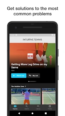 Intuitive Tennis screenshots