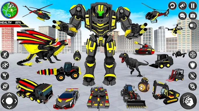 Mech Robot Transforming Games screenshots