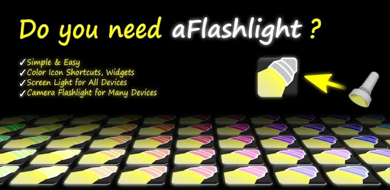 aFlashlight - flashlight LED screenshots