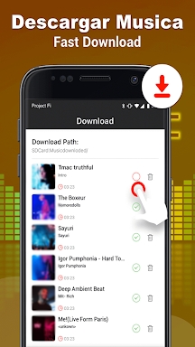 Descargar música mp3 screenshots