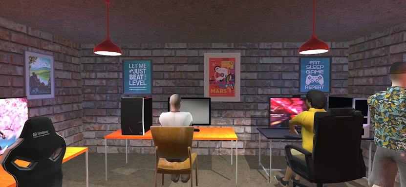 Gamer Cafe Job Simulator screenshots
