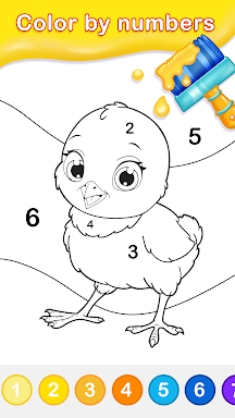 Kids Coloring Book by Numbers screenshots