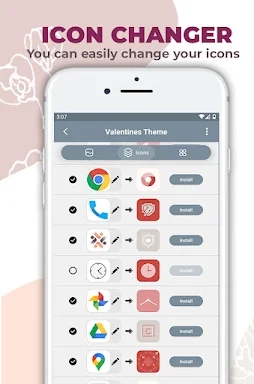 Aesthetic Icons Widgets Themes screenshots