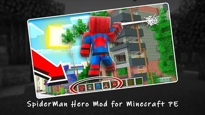Spider Man Hero Minecraft Mod screenshots