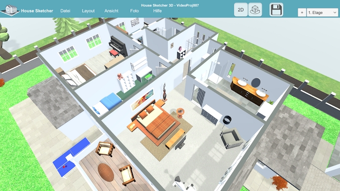 HOUSE SKETCHER | 3D FLOOR PLAN screenshots