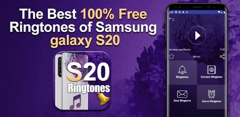 Galaxy S20 Ultra Ringtones screenshots