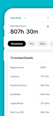 Atto - Time Clock & Timesheets screenshots