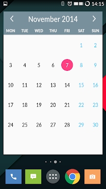 Month Calendar Widget screenshots