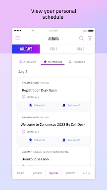 Consensus 2022 By CoinDesk screenshots