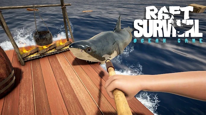 Raft Survival 3D Ocean Game screenshots