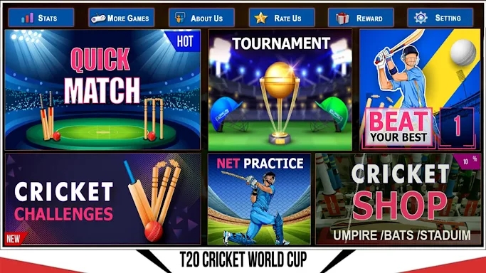 T20 World Cricket Game screenshots