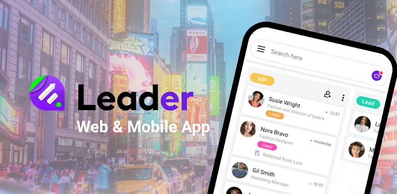 LEADer CRM Leads Sales Tracker screenshots