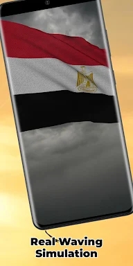 Egypt Flag Live Wallpaper screenshots