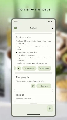 Grocy: Grocery Management screenshots