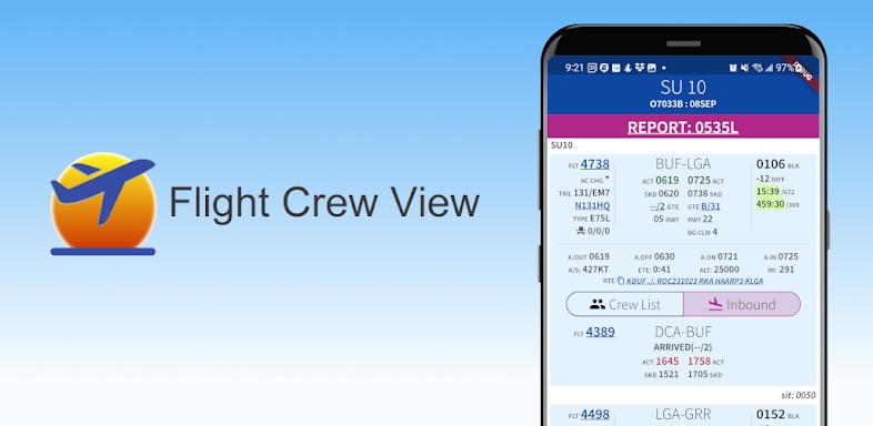 Flight Crew View screenshots