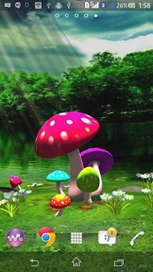 3D Mushroom Live Wallpaper New screenshots