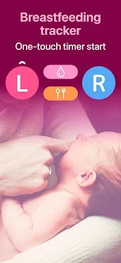Breastfeeding Newborn tracker screenshots