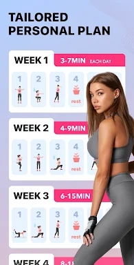 Workout for Women: Fit at Home screenshots
