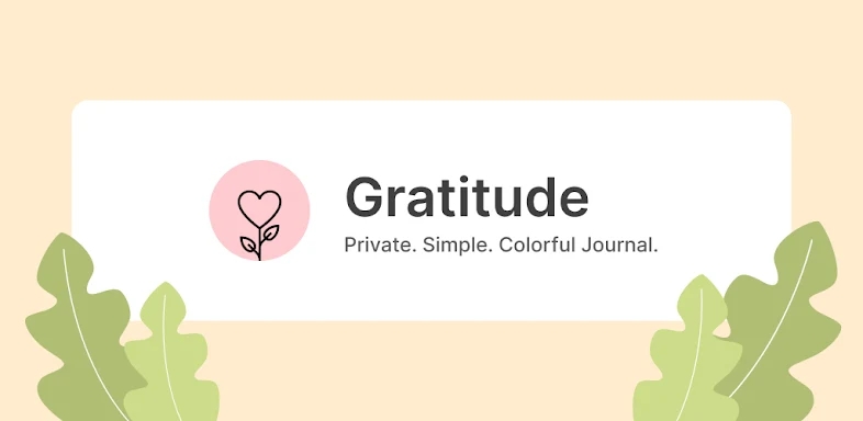 Gratitude: Self-Care Journal screenshots