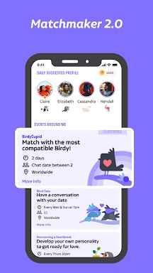 Birdy, Matchmaker 2.0 screenshots