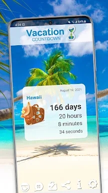 Vacation Countdown App screenshots
