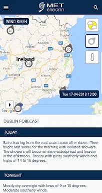 Met Éireann screenshots