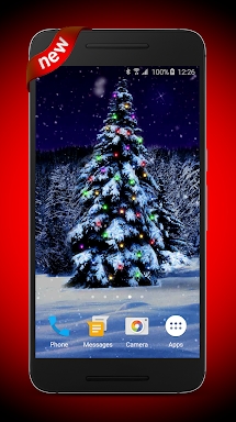 Snowy Christmas Tree 3D screenshots