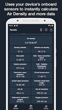 AirLab: Air Density Meter screenshots