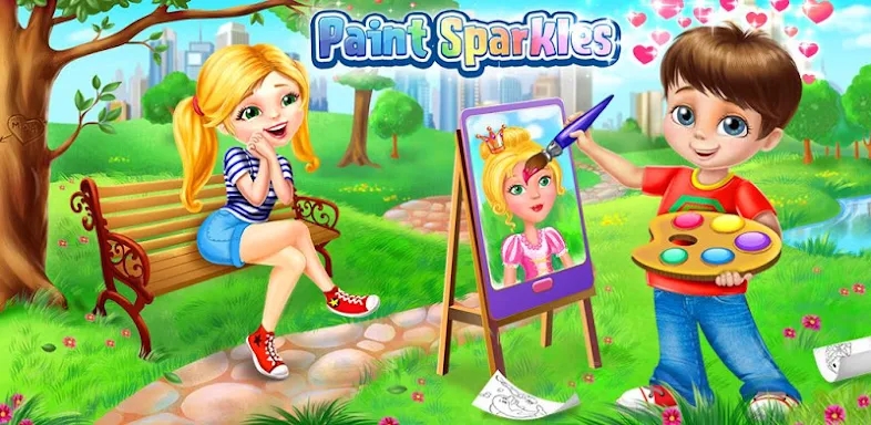Paint Sparkles Draw screenshots