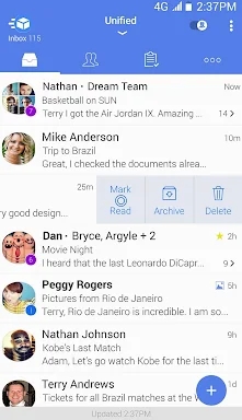 TypeApp mail - email app screenshots