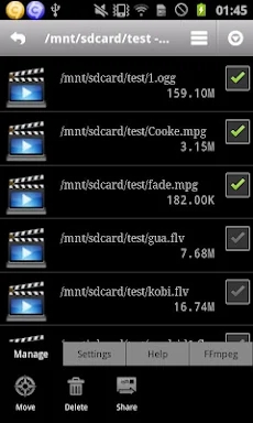ARMV7 NEON VidCon Codec screenshots