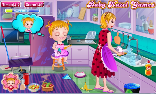 Baby Hazel Cleaning Time screenshots