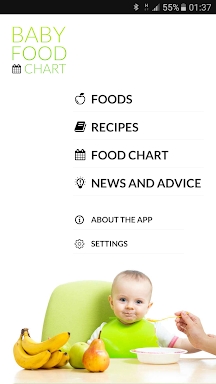 Baby Food Chart screenshots