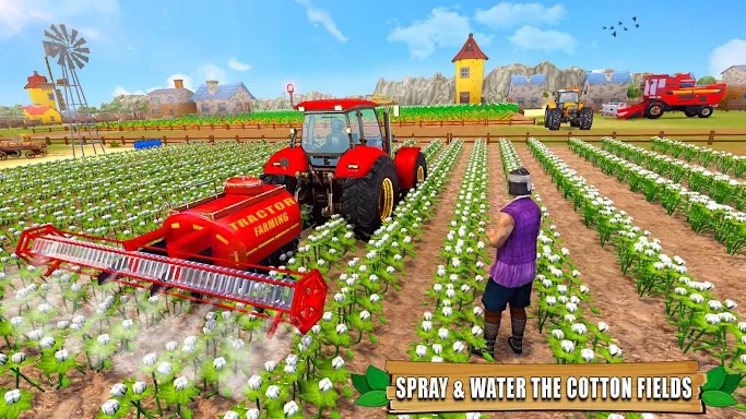 Farm Driving Tractor Games screenshots