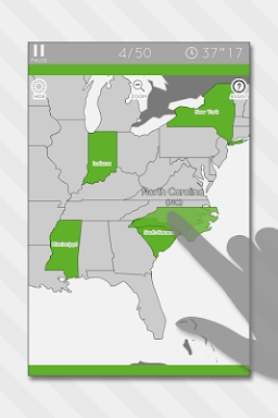 E. Learning U.S. Map Puzzle screenshots