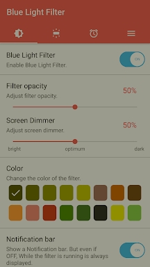 sFilter - Blue Light Filter screenshots