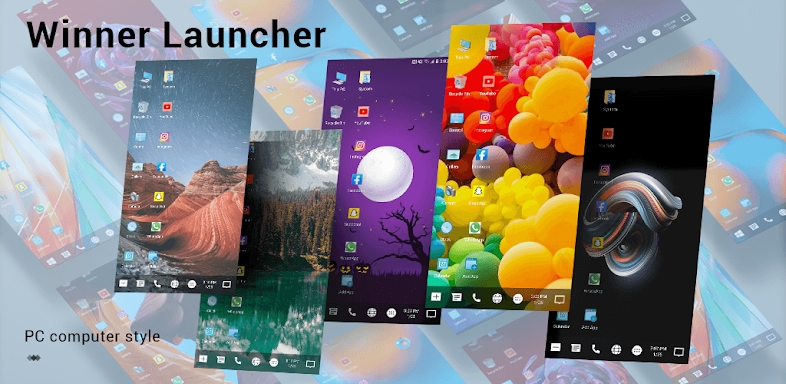 Winner Launcher for Windows UE screenshots