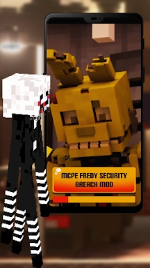 MCPE Fredy security breach mod screenshots
