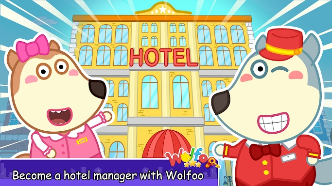Wolfoo Pet Hotel Manager screenshots