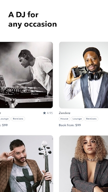 Cueup DJ Booking screenshots