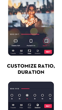 Photo Video Maker with Song screenshots