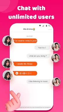 BlissU – Chat and call screenshots