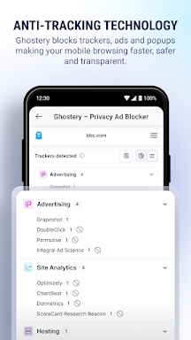 Ghostery Privacy Browser screenshots